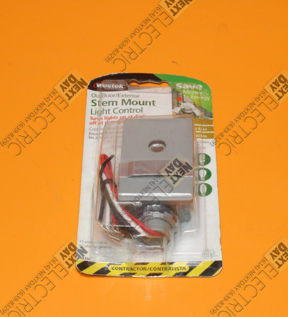 Westek, AT15C, Stem Mount Light Control Photo Dark Night Day 2000watts