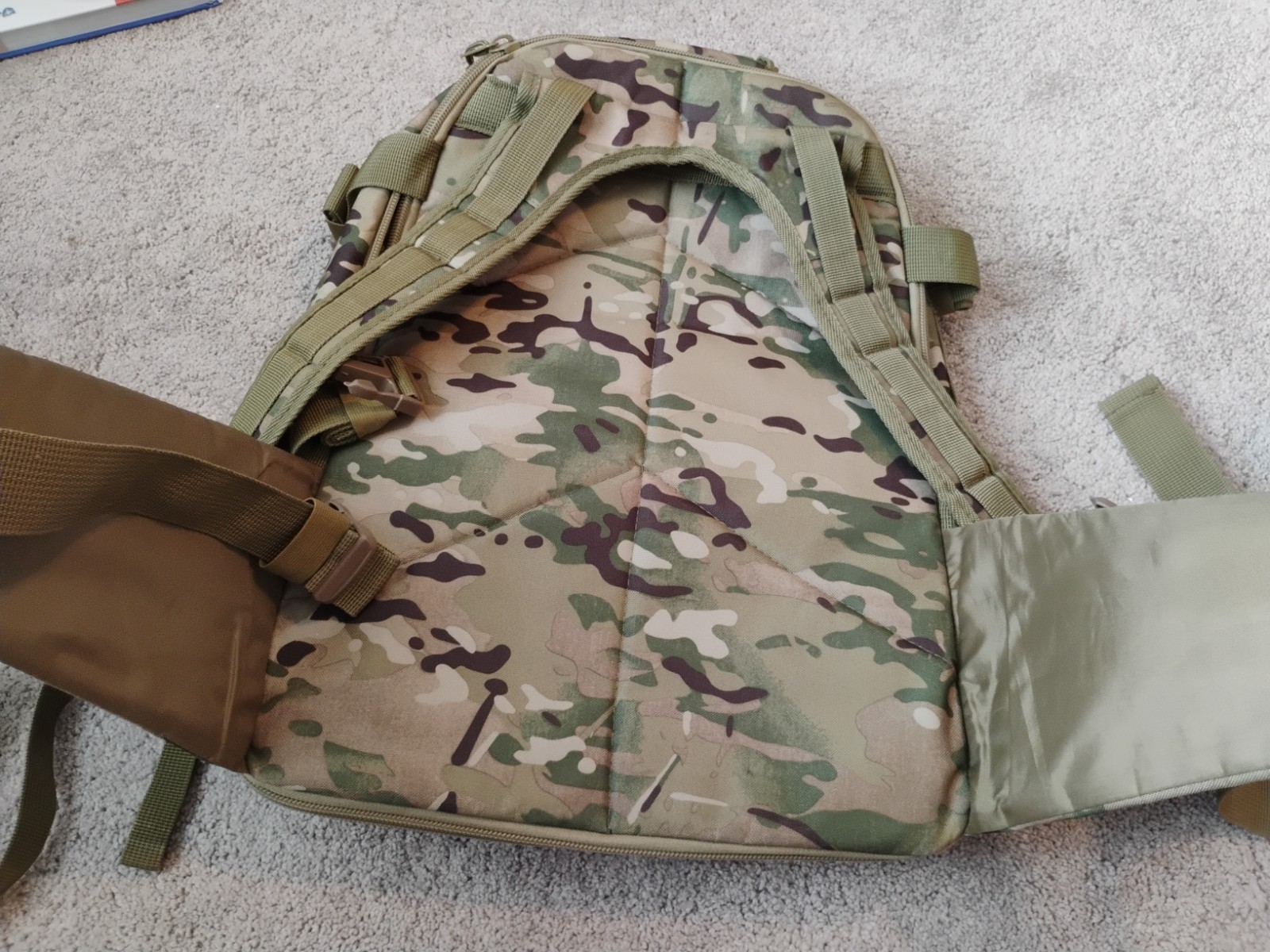 Camo 101st Airborne Division Eagle Strong Backpack, Missing Clip
