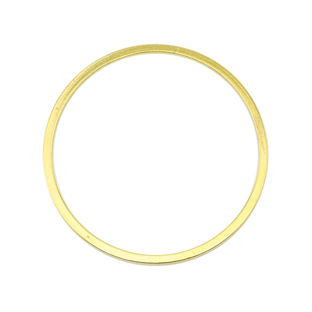 Quick Links, Round, 25 mm / .984 in, Gold Color, 18 pc