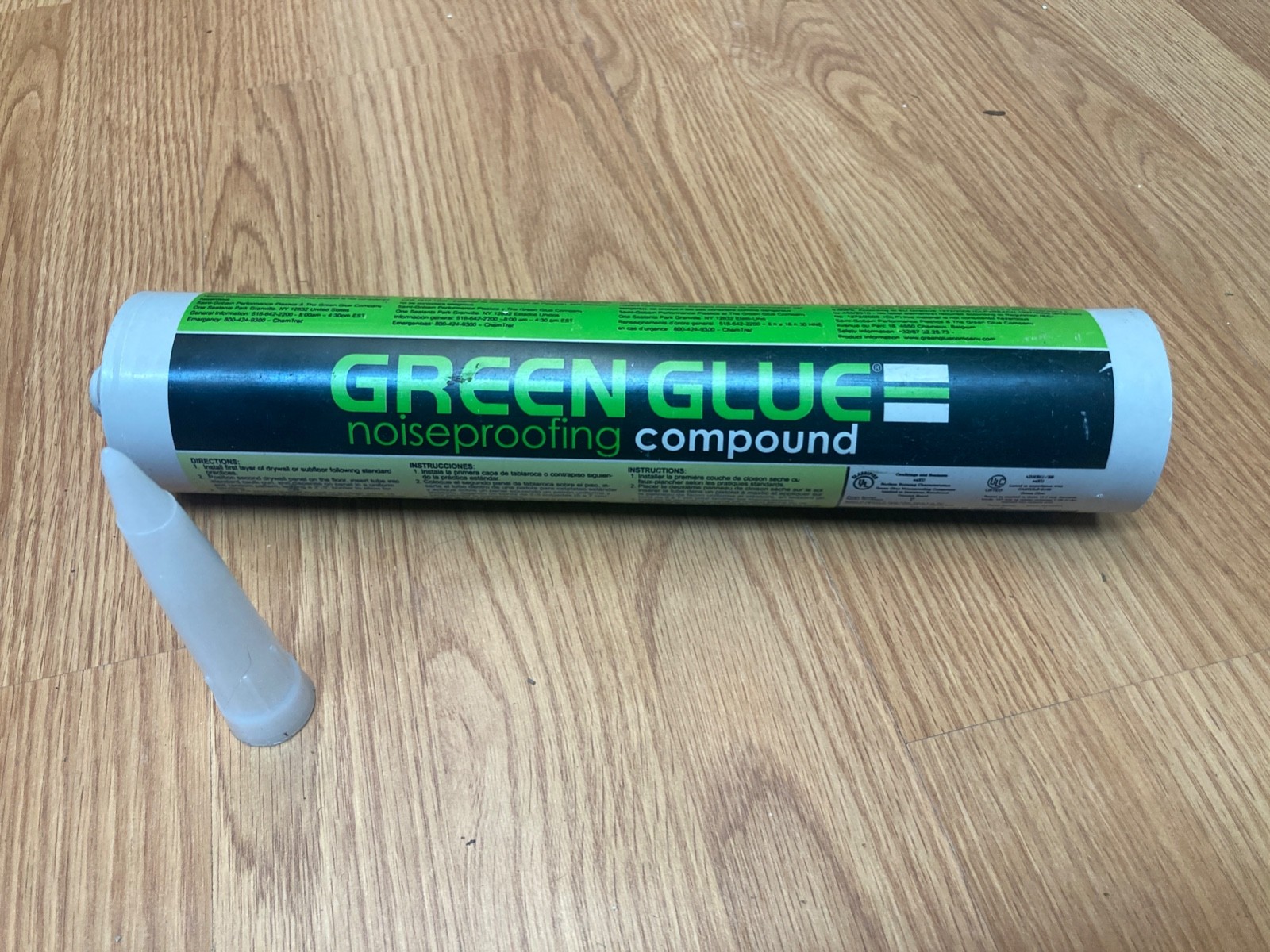 Green Glue Noiseproofing Compound - 28 oz Tube - Includes Application Tip