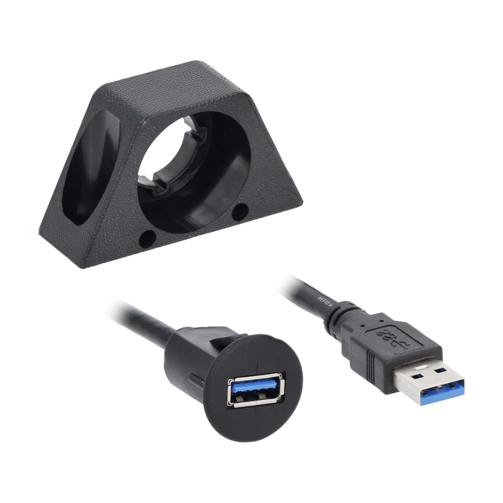 Metra IBR136 USB A 3.0 Female To USB A Male 3.0 1 Feet High-Quality Shielding