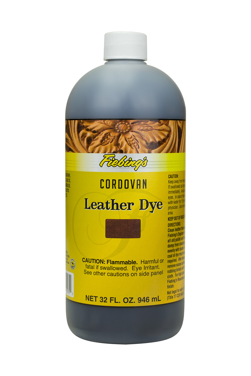 Fiebing's Alcohol Based Penetrating Leather Dye 28 Different Colors 32oz Bottle