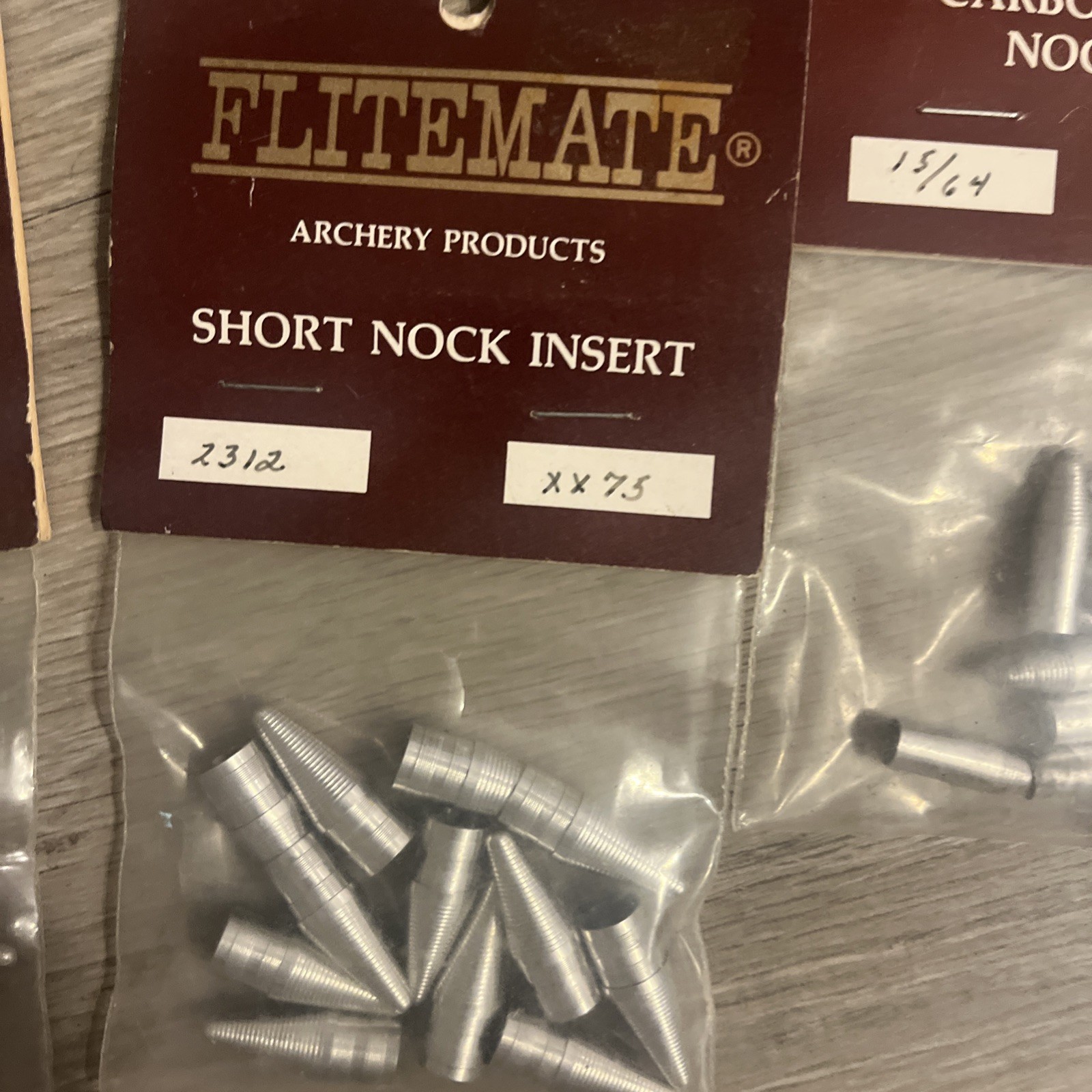 Lot Of Flitemare Arrow Nock Caps 9 Individual 1 Dozen Packages