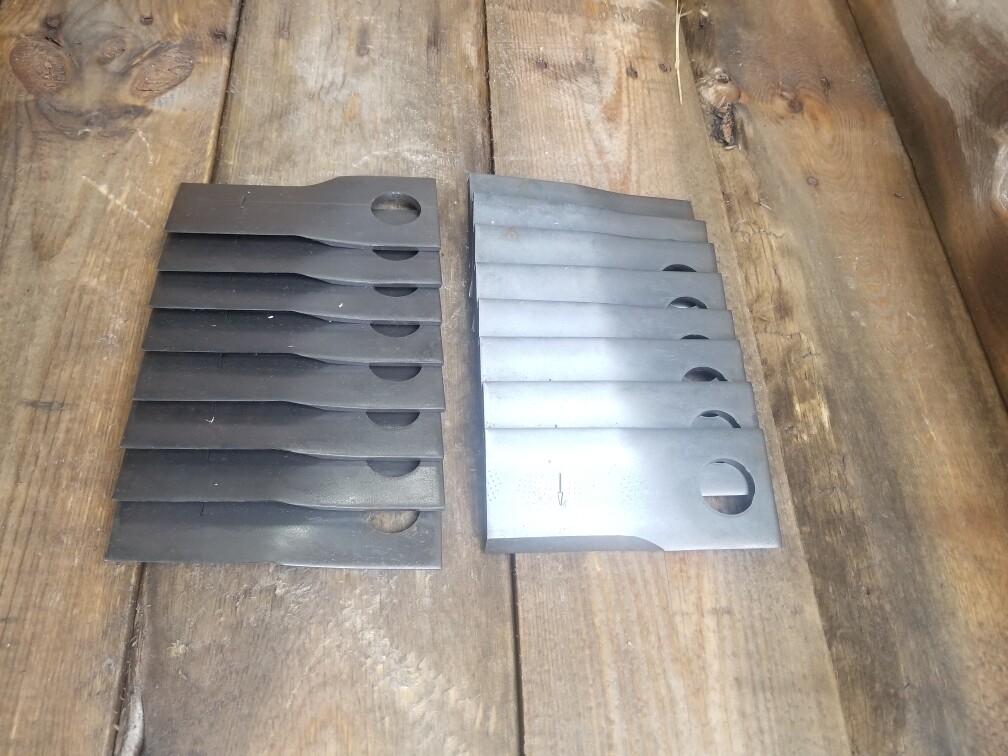 1330 MASSEY FERGUSON AGCO DISC MOWER BLADE KIT -20 PACK OF  527746 & 527747