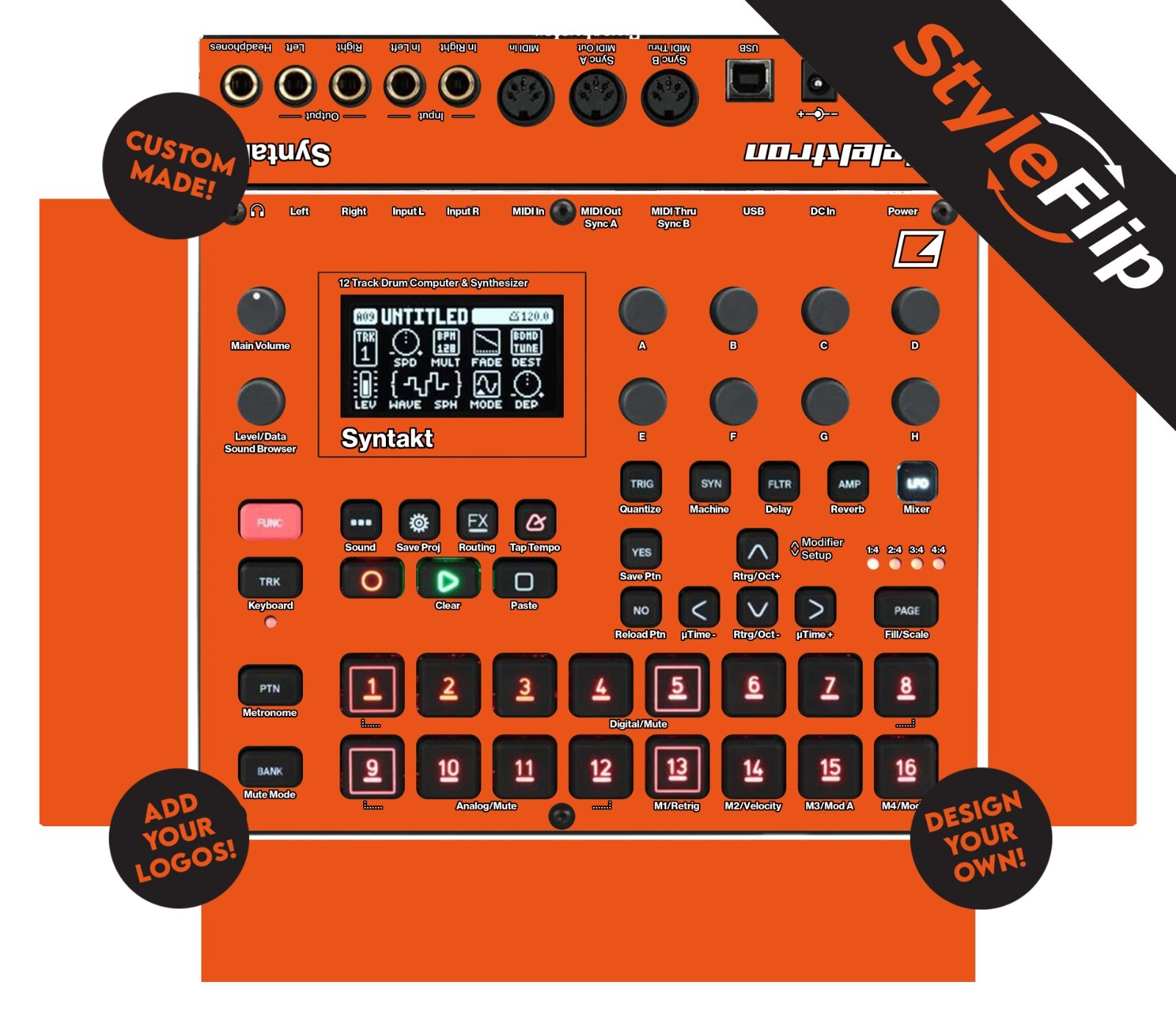 Elektron Syntakt Skin | Custom | Protective Decal | StyleFlip Skins