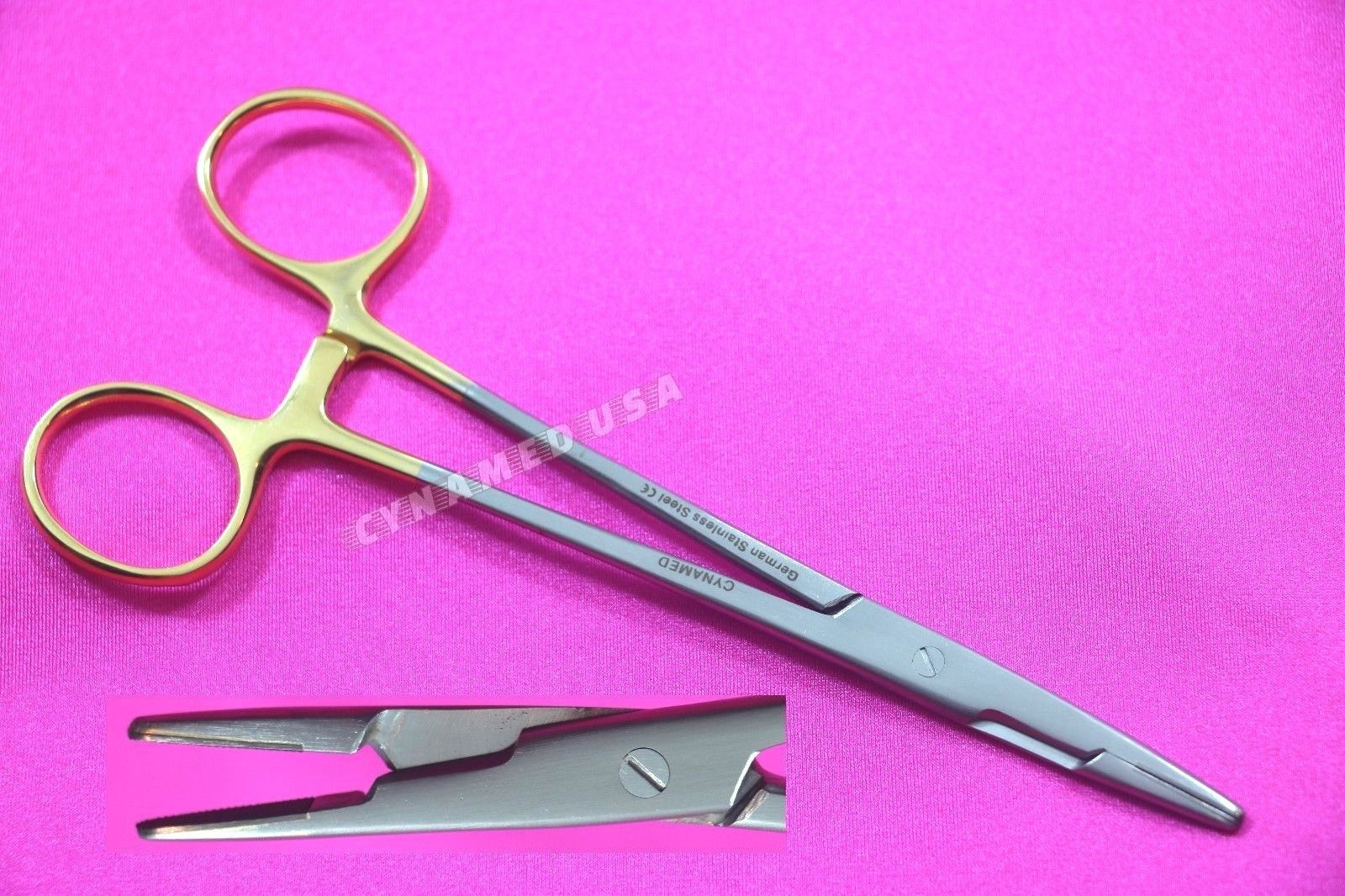 PREMIUM GERMAN Olsen Hegar Needle Holder 6 "Tungsten Carbide Surgical Veterinary