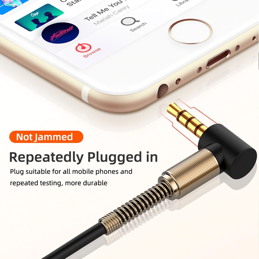 3.5mm AUX Audio Cable Headphone Jack Cord