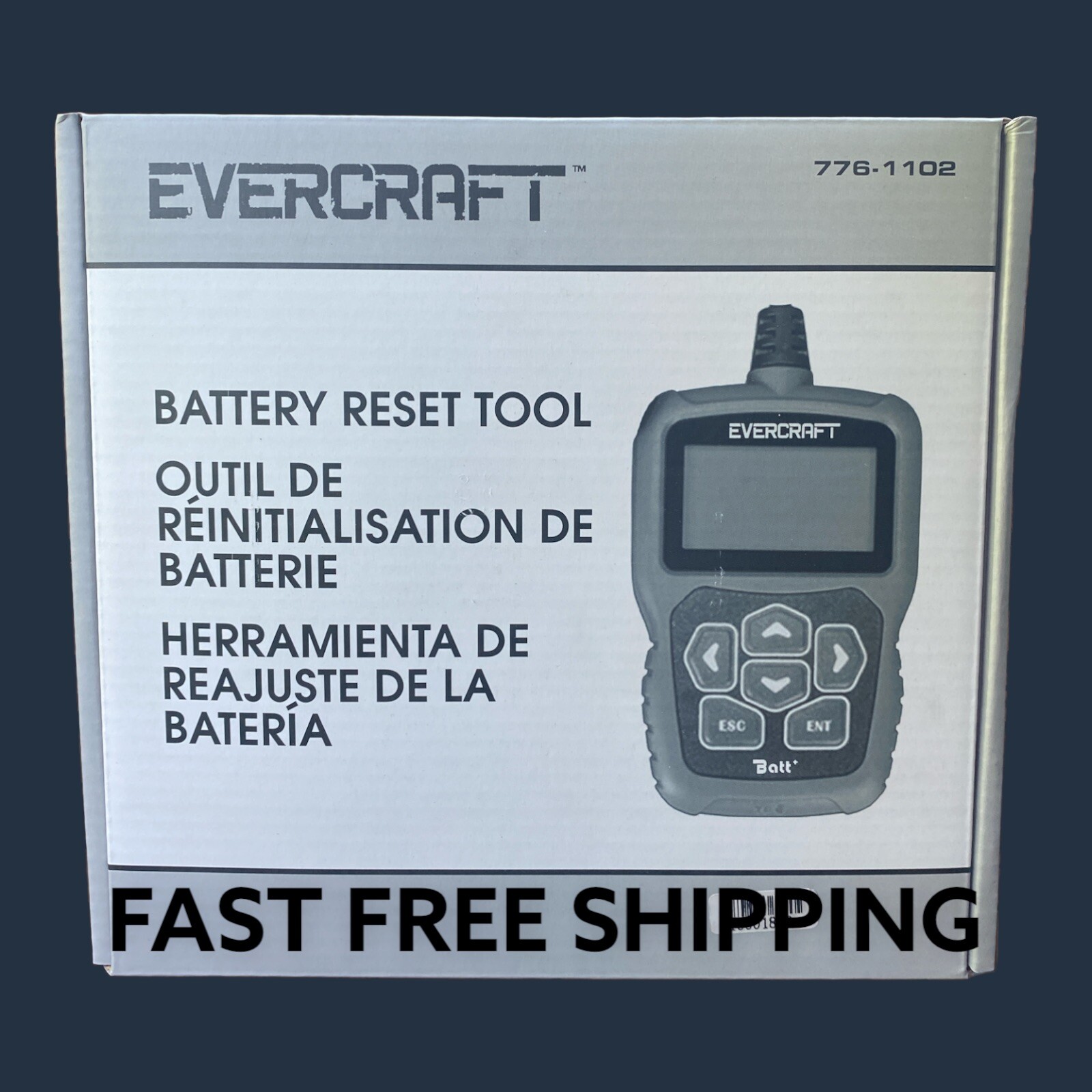 Battery Reset Tool EVERCRAFT BRAND 776-1102 Brand New Factory Sealed FREE SHIP..