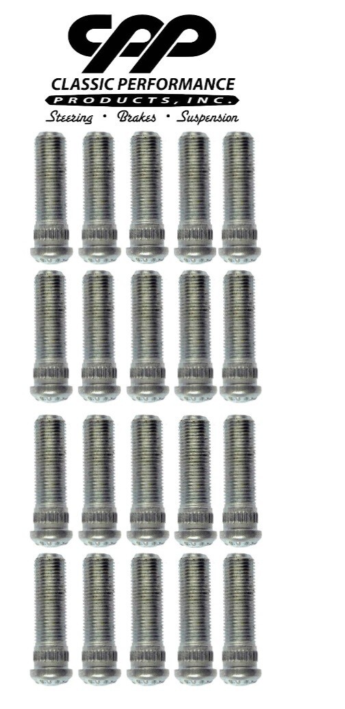 CPP 1/2-20 Serrated Wheel Stud Front or Rear Pack of 20