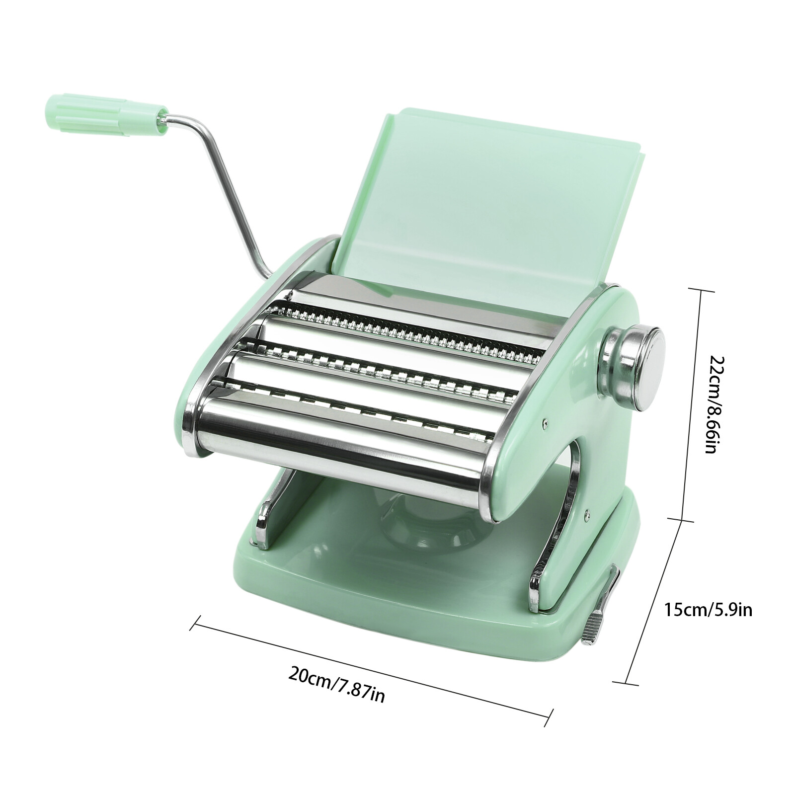 Pasta Maker Machine with 6 Adjustable Thickness Settings Dough Roller