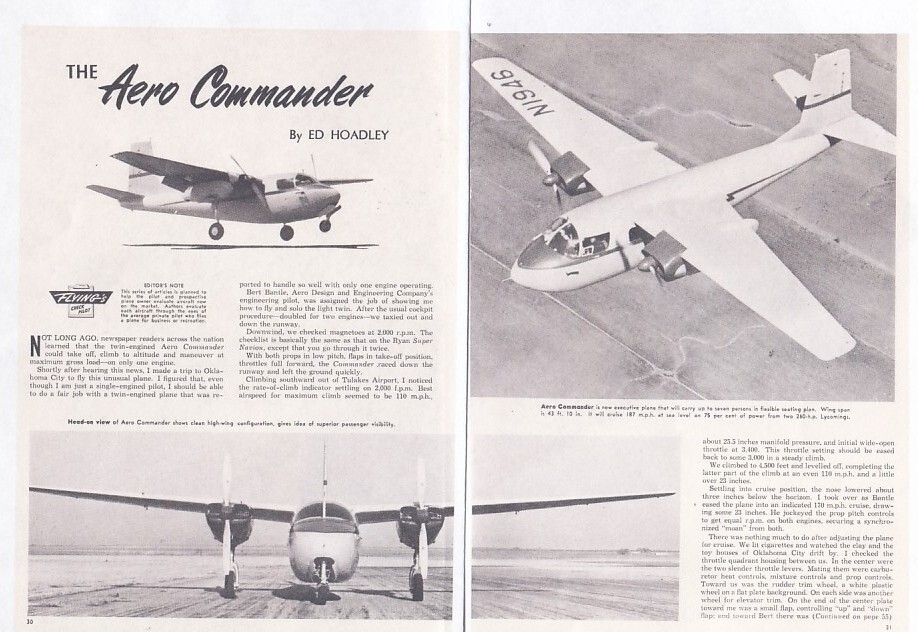 Aero Commander Aircraft Report 1/19/2024p