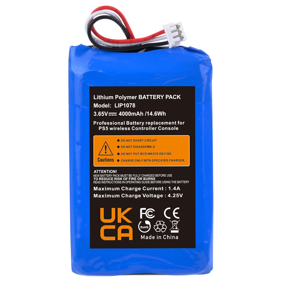 4000mAh Battery Replacement for Sony Playstation 5 Dualsense Controller w/ Tools