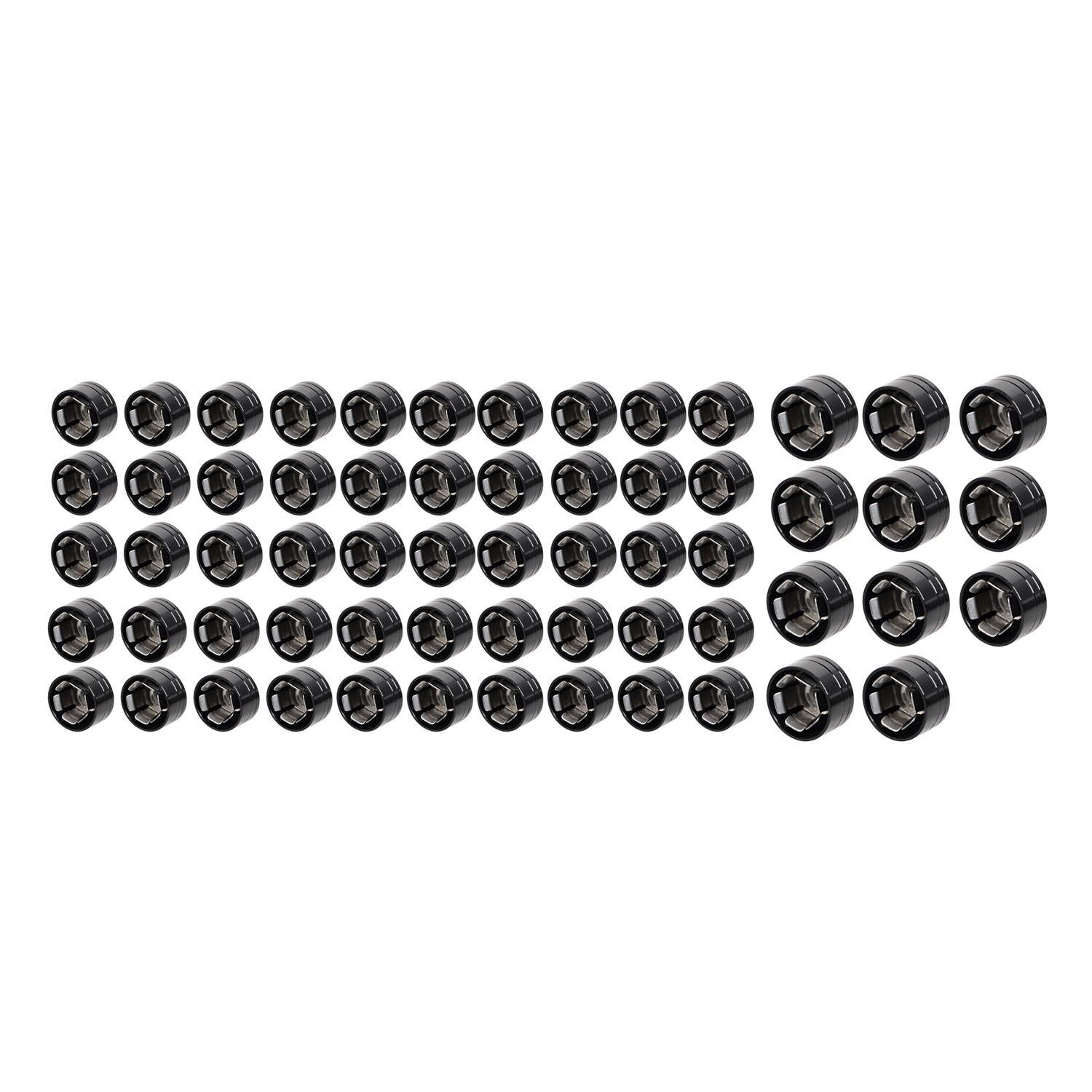 Black Engine Bolt Screw Cap Covers For Harley Softail Springer Fat Boy Breakout