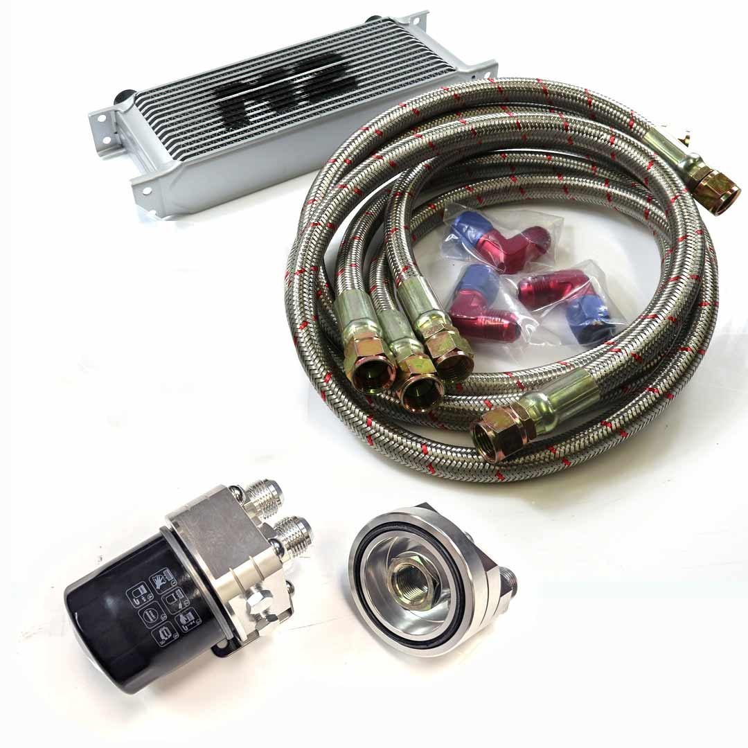 MX5 NA NB REMOTE OIL COOLER KIT 15 ROW WITH HOSES -  M2 MOTORSPORT