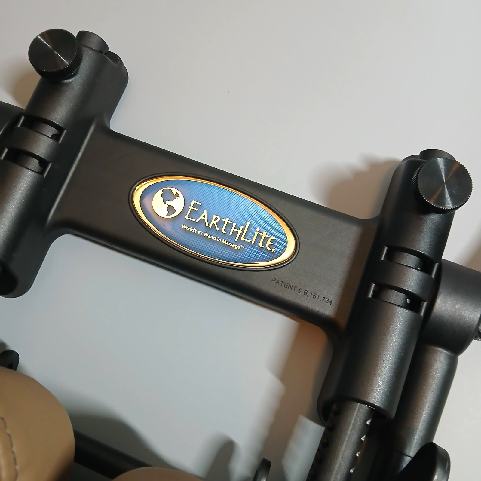 EarthLite Deluxe Adjustable Face Cradle Headrest for Massage Table – Dual Levers
