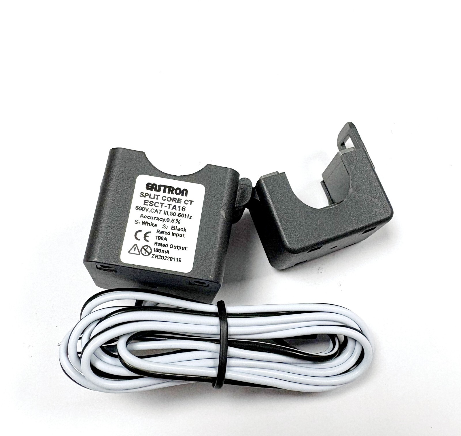 ESCT-TA16 EmV/mA output Split Core Current Sensor Milliamp Split Core CT 5A-200A
