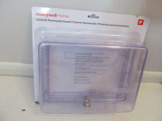 Honeywell Home CG512A Thermostat Guard, Clear Plastic with Lock