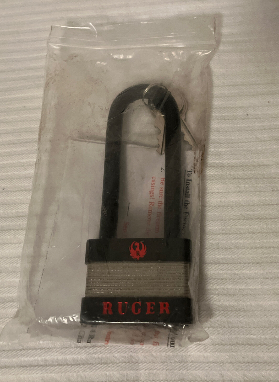 Ruger Firearms Heavy Duty Lock Model 5035A Comes 2 Keys & Instructions New