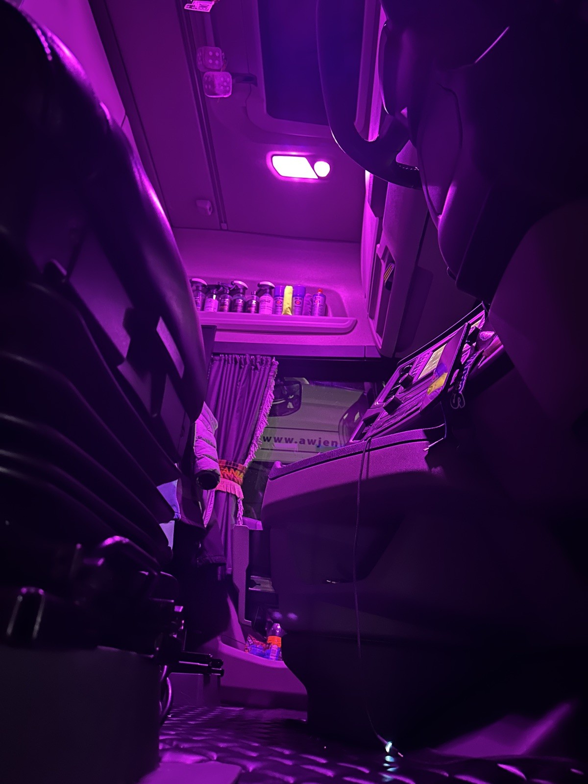 Scania interior PINK LED headlining + door upgrade KIT Next Gen +R S Series V8
