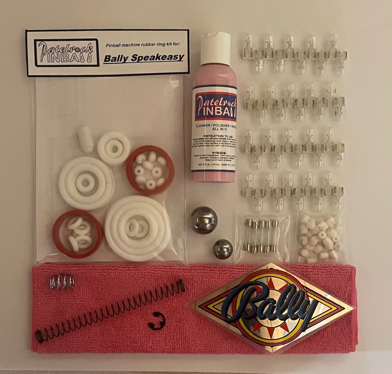 1982 Bally Midway Speak Easy Speakeasy 4 Pinball Machine Maintenance Tune Up Kit