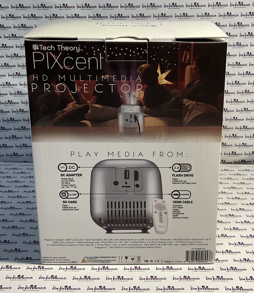 Tech Theory - PIXcent - Hd Multimedia Projector - BRAND NEW