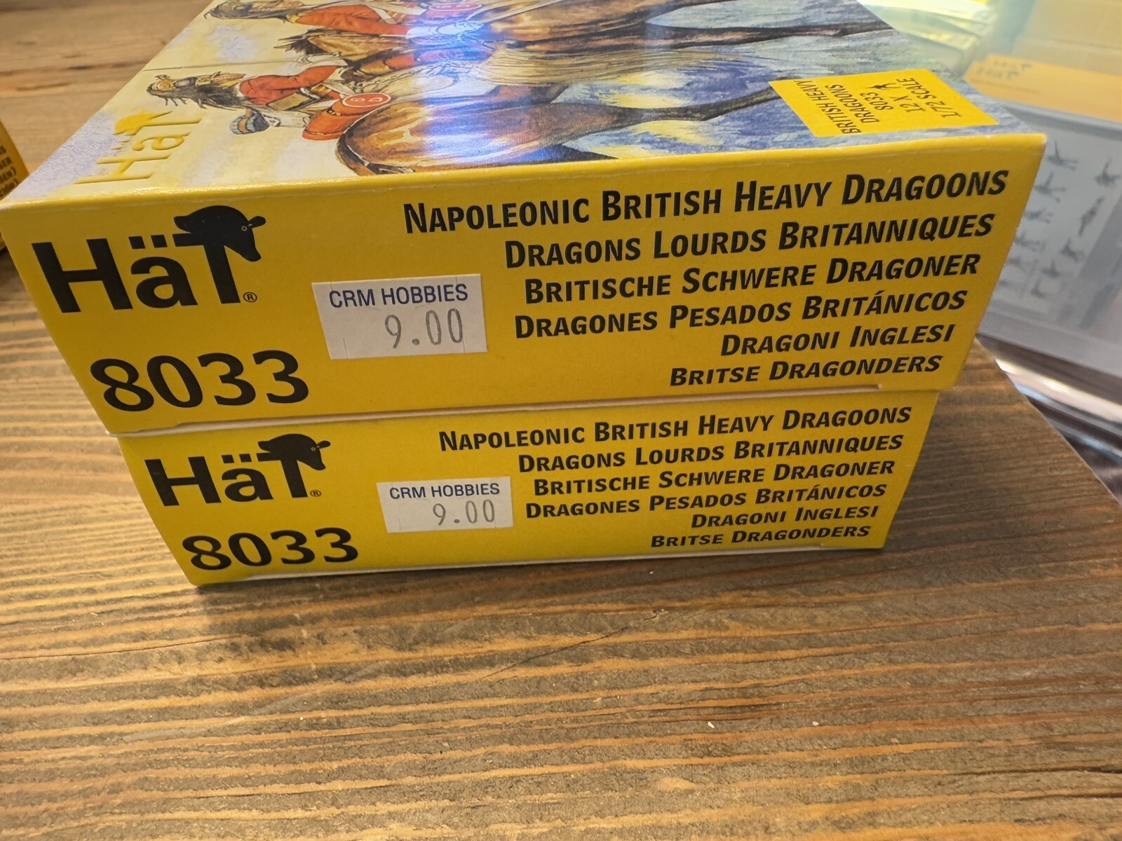 2 Sets x HäT 1/72 BRITISH HEAVY DRAGOONS Napoleonic Waterloo figures set 8033