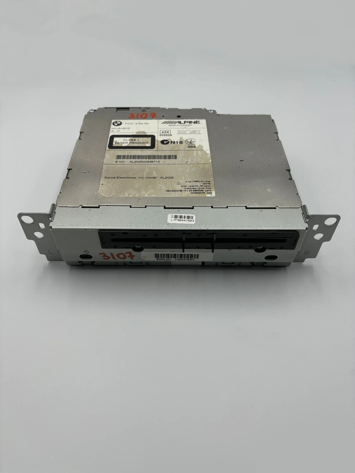 BMW F20 F21 F22 F30 F31 Champ 2 Radio CD Player Head Unit Media Stereo 9323784