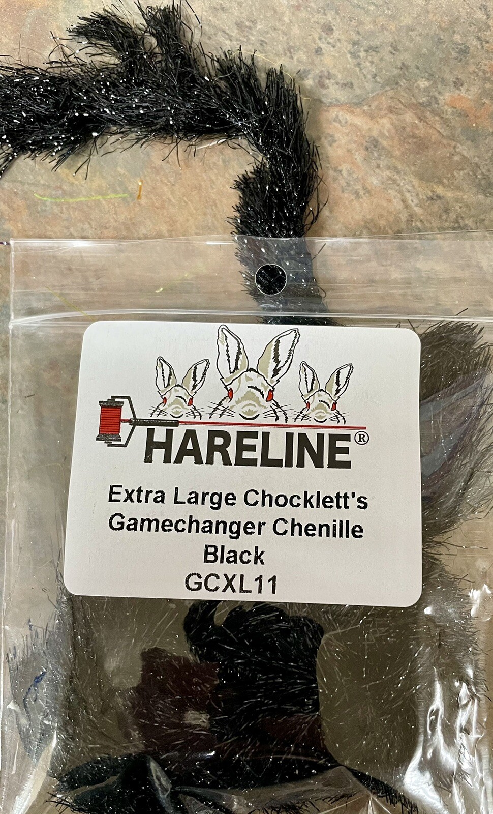 EXTRA LARGE CHOCKLETT'S GAME CHANGER CHENILLE. FLY TYING GAMECHANGERS. 10 COLORS