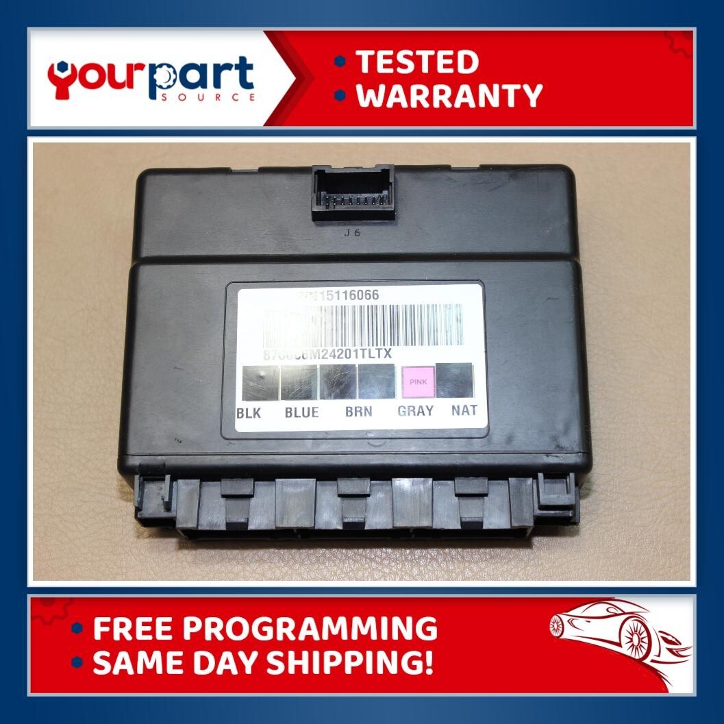 03-06 GM CHEVROLET BCM BODY CONTROL MODULE OEM 15116066 TESTED PROGRAMMED TO VIN