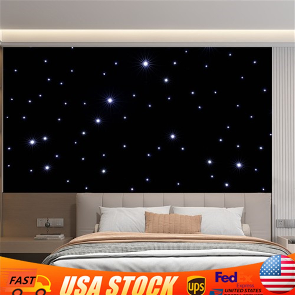 LED Star Stage Backdrop 20x10 FT LED Star Curtain Background Starry Sky DMX512
