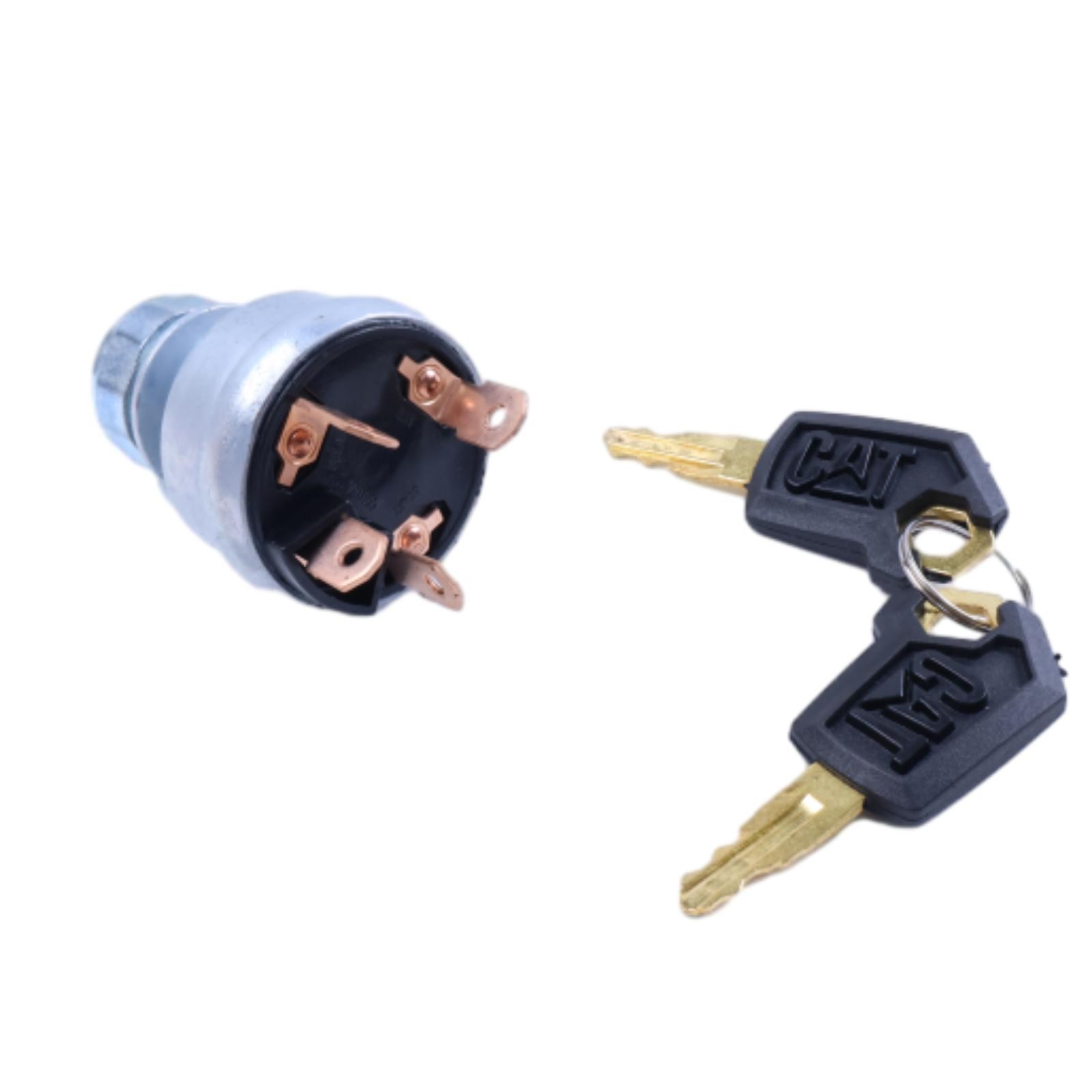 New Ignition Switch 2373530 W/Keys 4Terminal For CAT 303CR 305CR Engine K4N S4L2