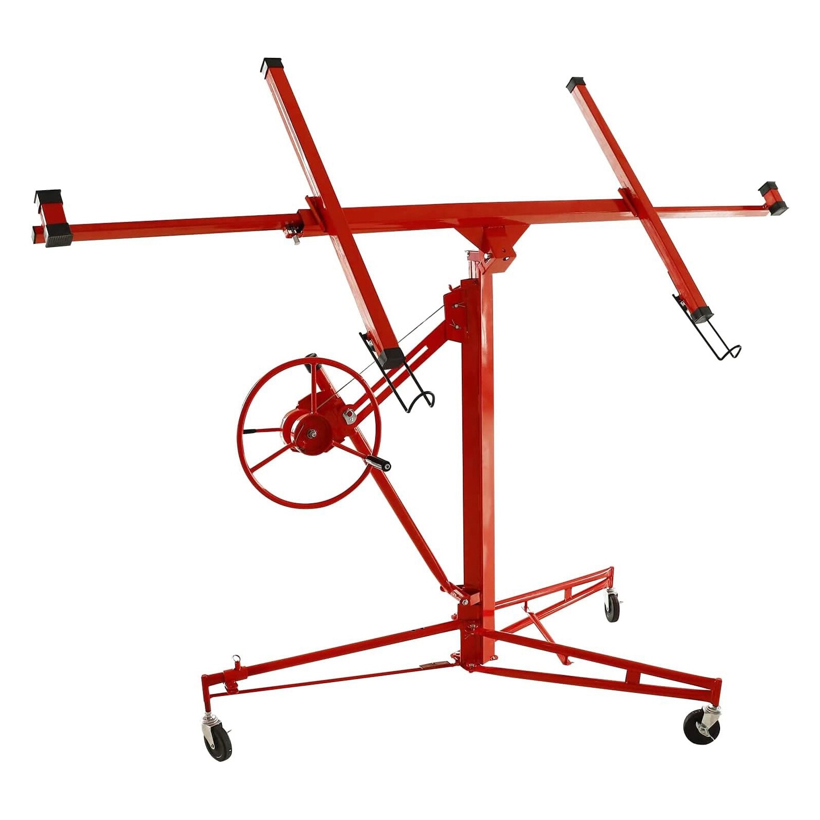 16FT Drywall Lift Plasterboard Panel Sheetrock Hoist Lifter Carrier Safety Lock
