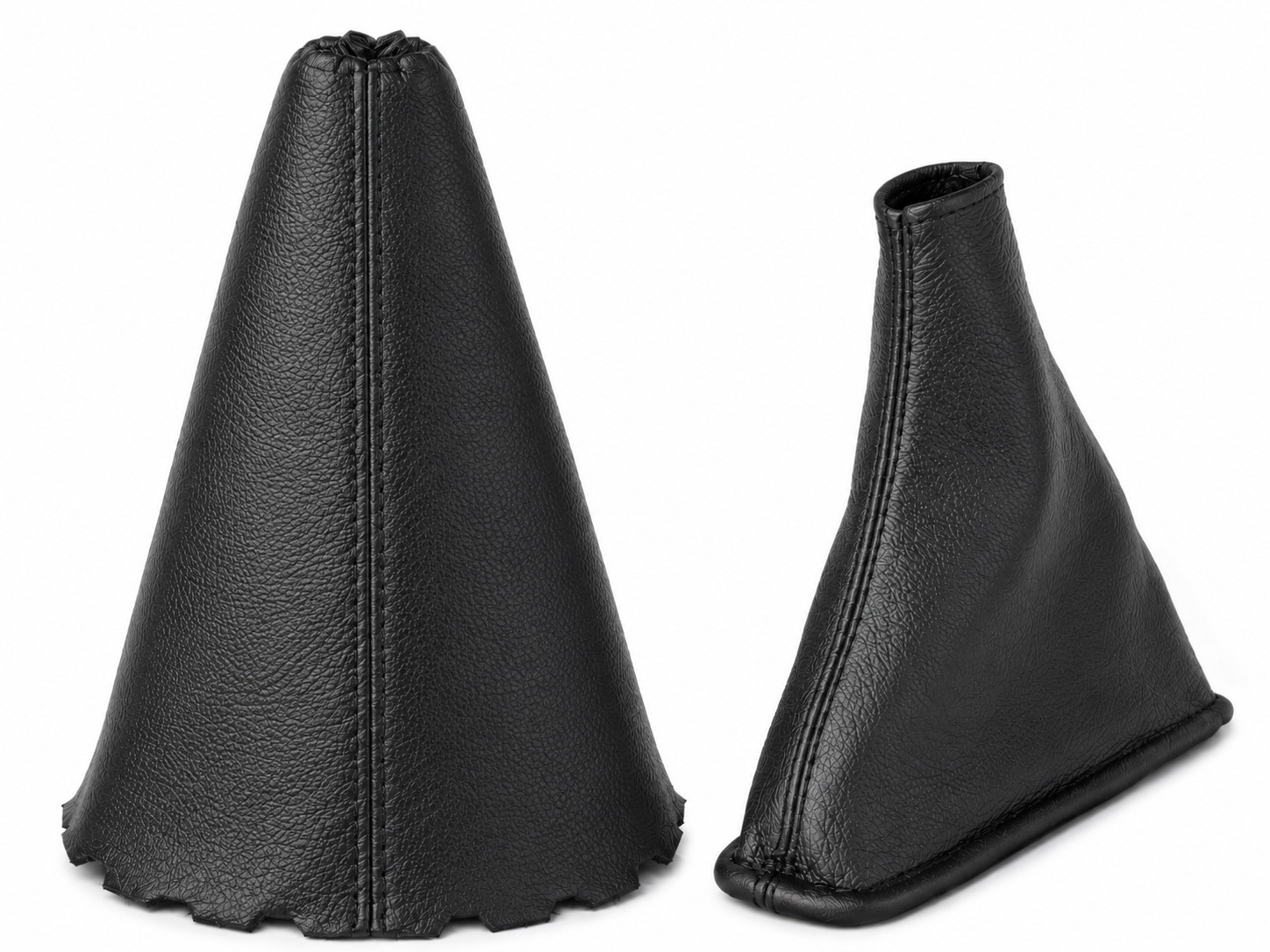 Gear and Handbrake Boots For Toyota Corolla E15 E150 07-13 Black Genuine Leather