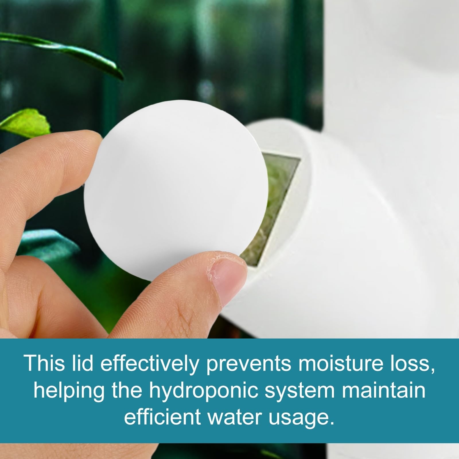 20pcs Reusable Hydroponic Caps for Gardyn yPod System, Durable Plastic Covers...