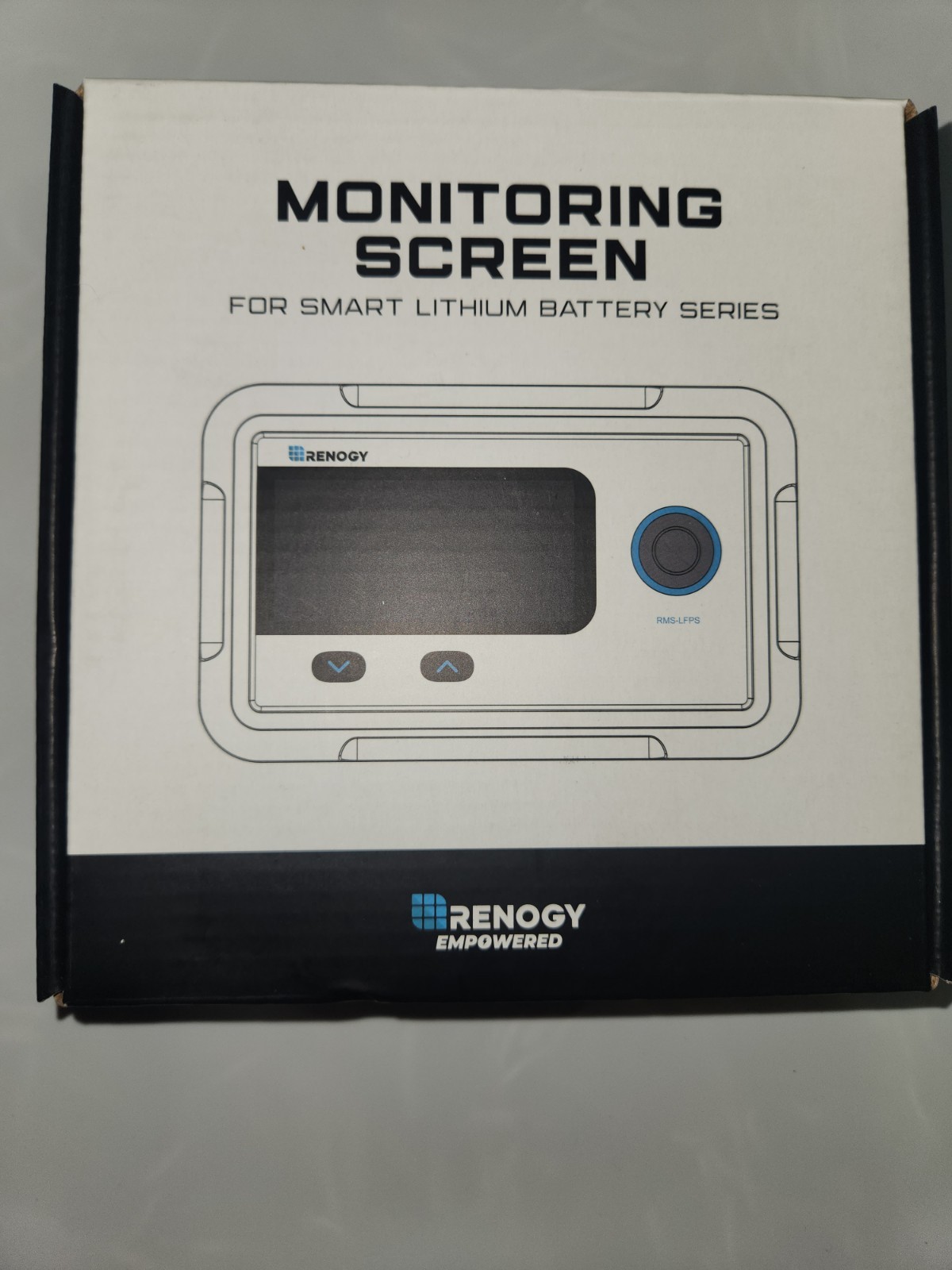 MONITORING SCREEN for smart lithium battery series Renogy RMS-LFPS-G1-US New!