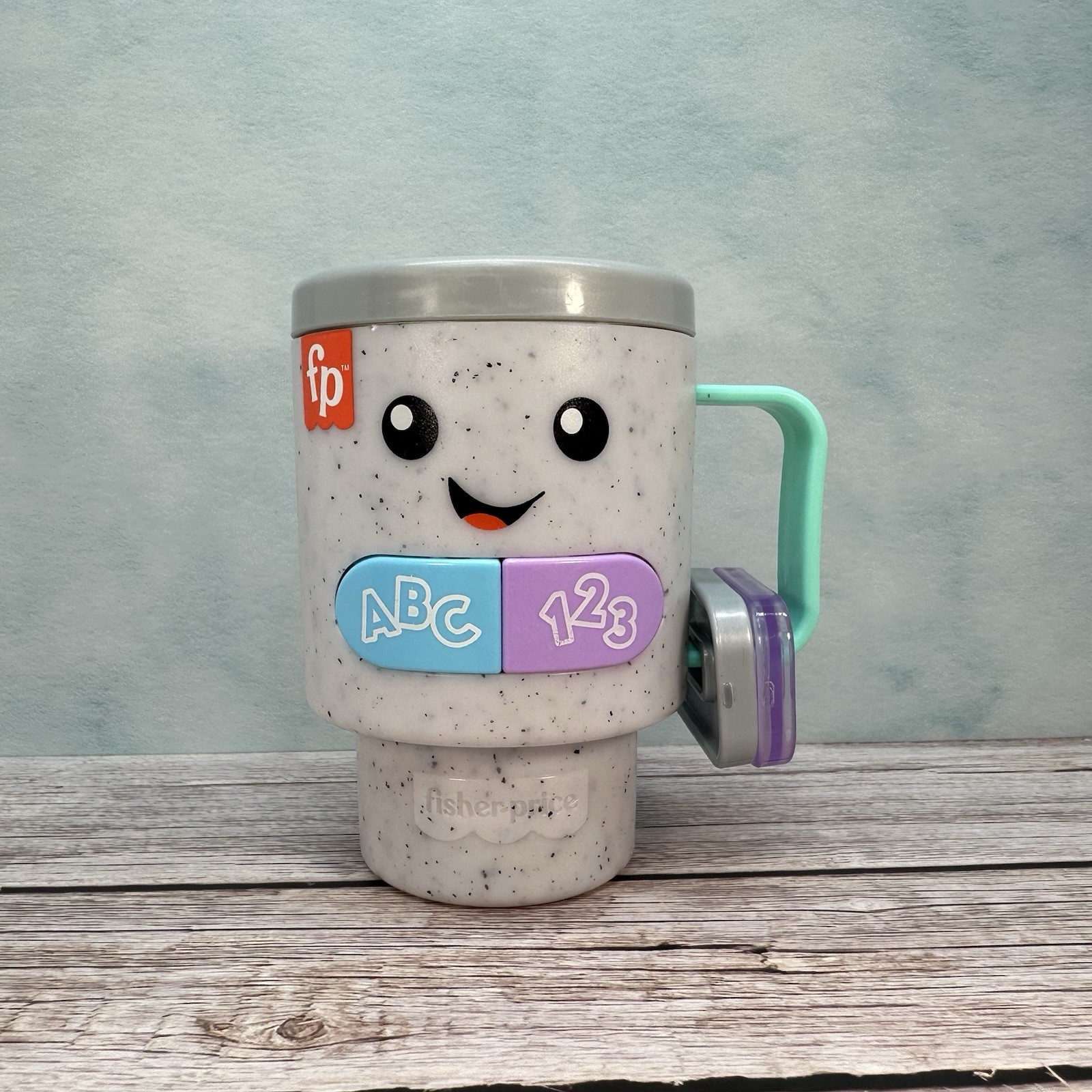 Fisher-Price Laugh & Learn Baby & Toddler Toy Wake Up & Learn Coffee Mug