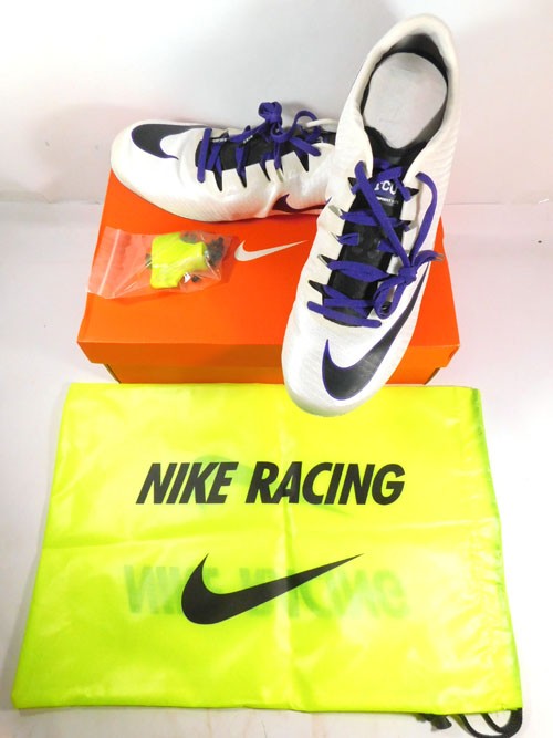TCU Issued NIKE Zoom Superfly Elite TCU Men's 13 Racing Sprint Shoe w/spikes New