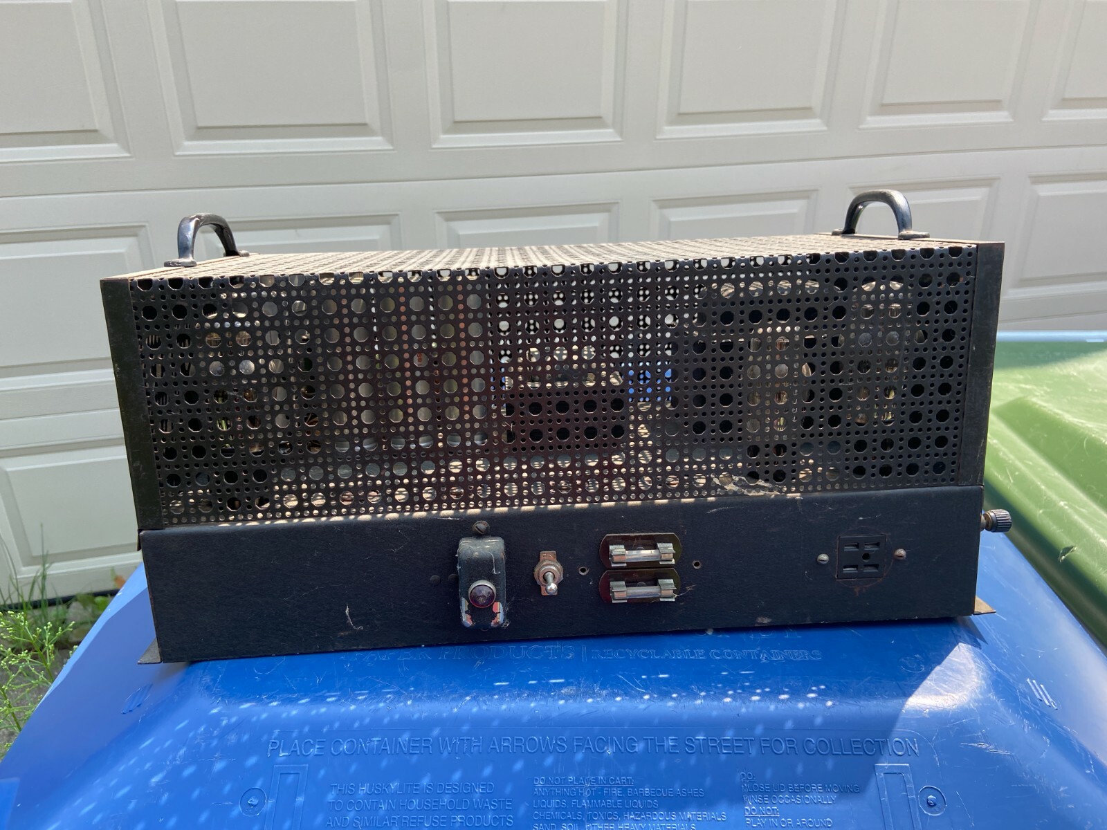 Antique 1930s or 1940s Tube Amplifier Quad 2A3 w/ Tube Cage / Cover PA / Organ?