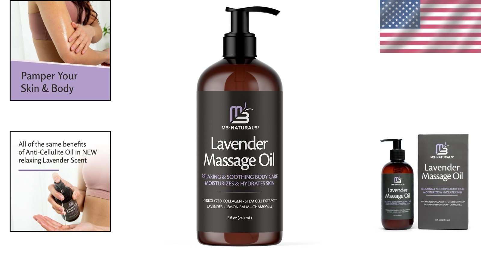Lavender Sensual Massage Oil 8oz