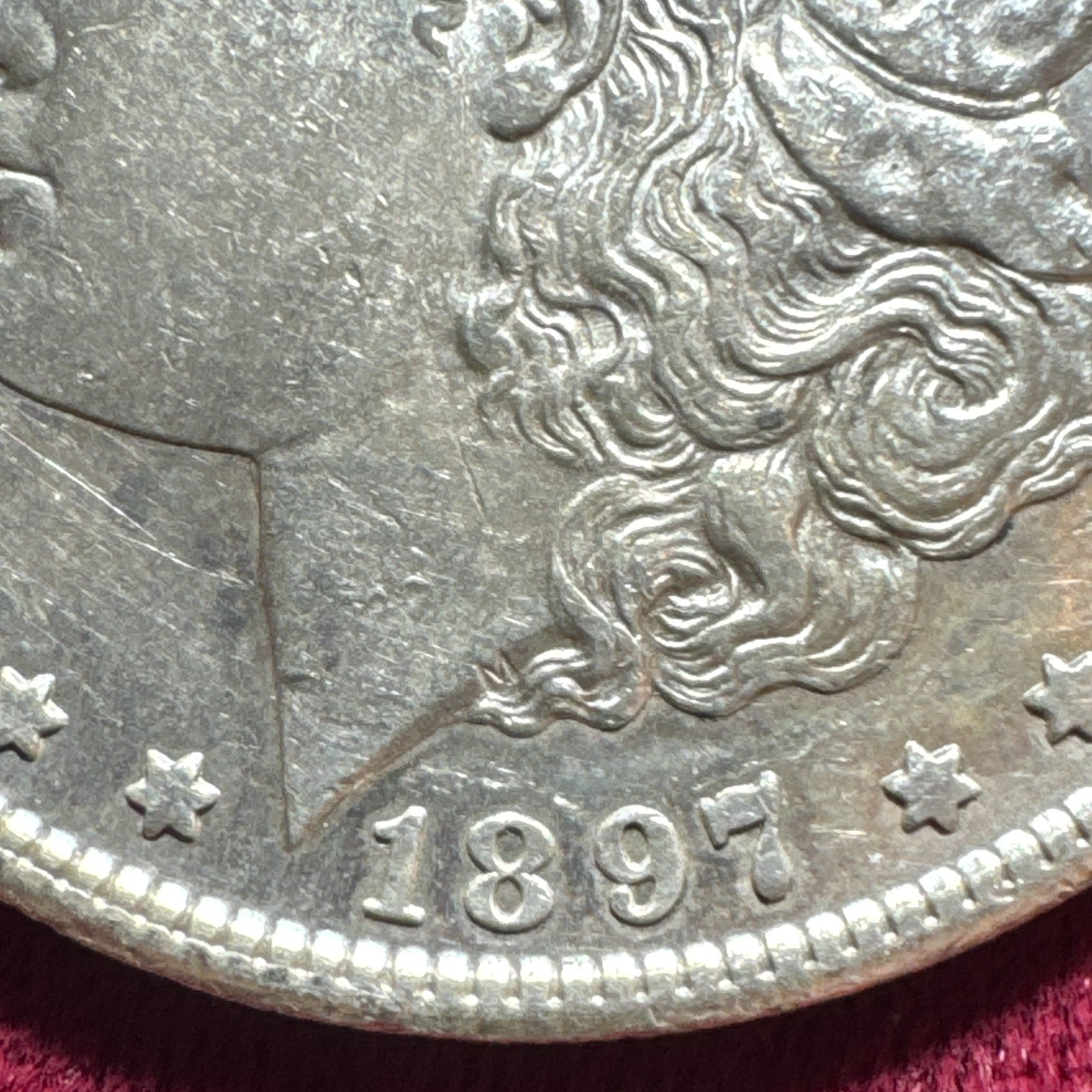1897-S Morgan Silver Dollar 7336