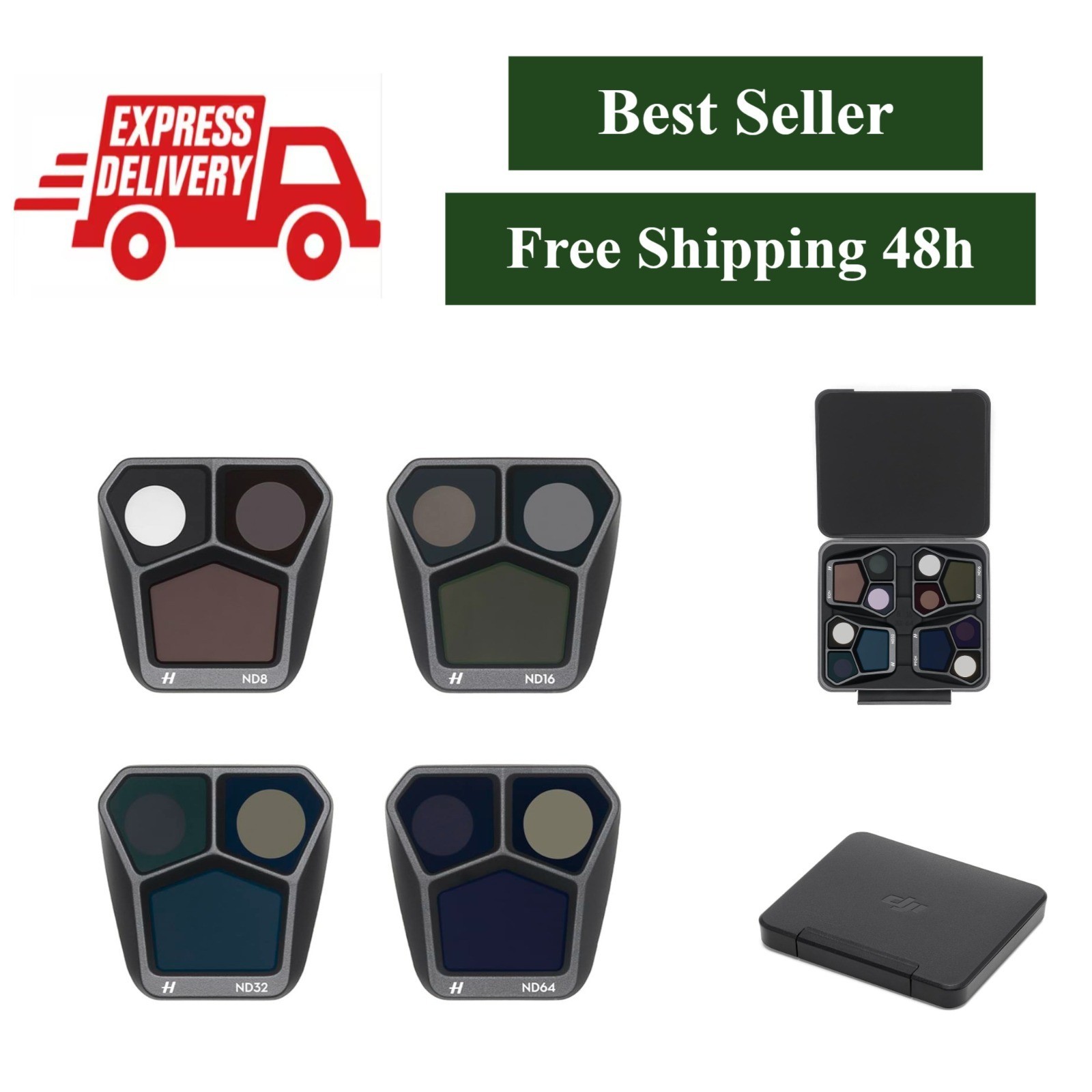 DJI Mavic 3 Pro ND Filters Set (ND8/16/32/64) for Photography