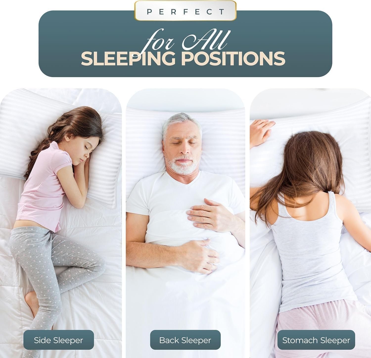 Utopia Bedding Premium Hotel Quality Bed Pillows Cooling, Plush Support for...