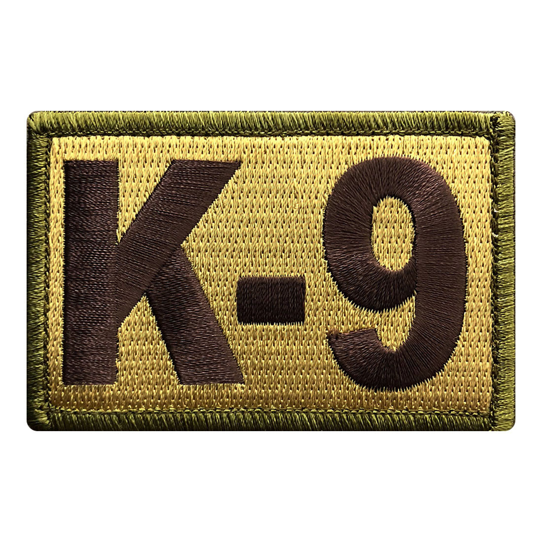K-9 Embroidered Tactical Hook Fastener Patch (3.0 X 2.0 -MK1)