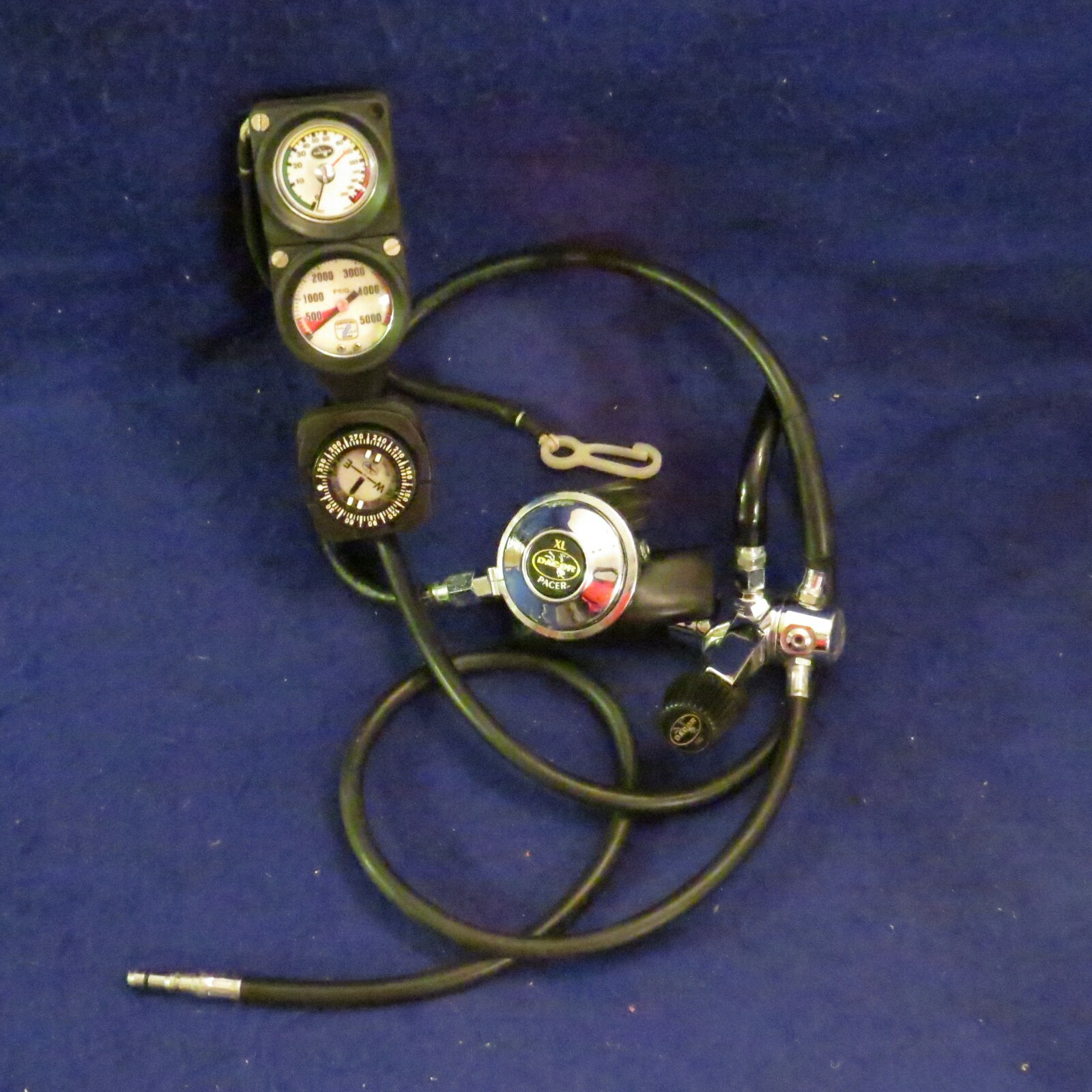 Sherwood XL Dacor Pacer 950 Model S VCP regulator diving dive hose scuba diver