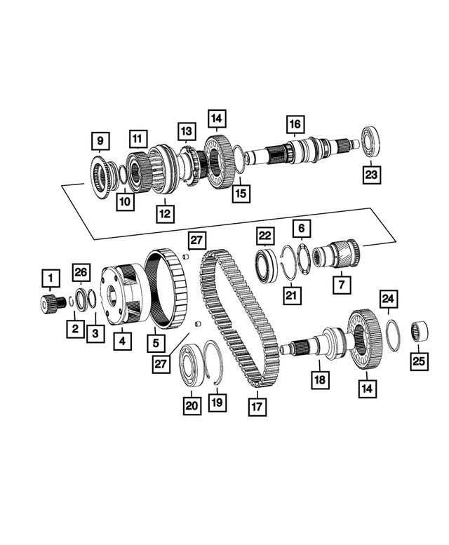 Genuine Mopar Input Gear 68087960AA
