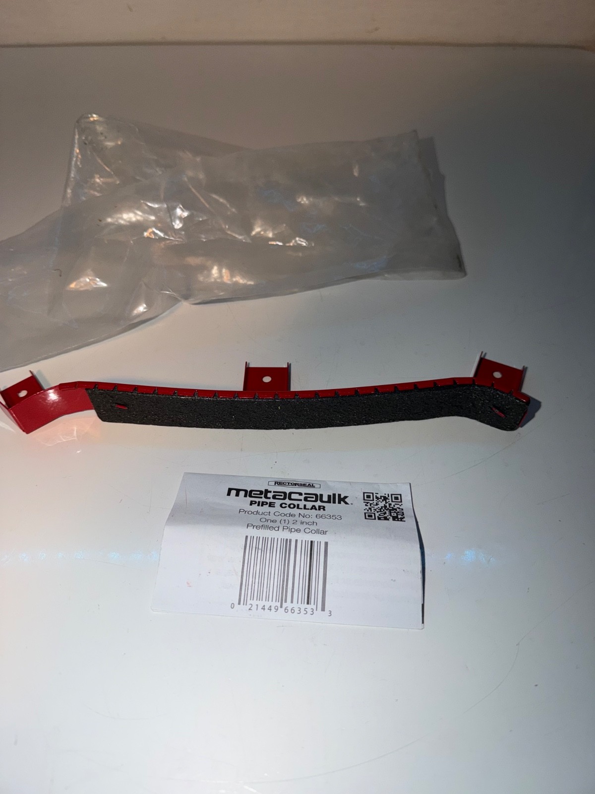 NEW METACAULK 2” PREFILLED PIPE COLLAR 66353