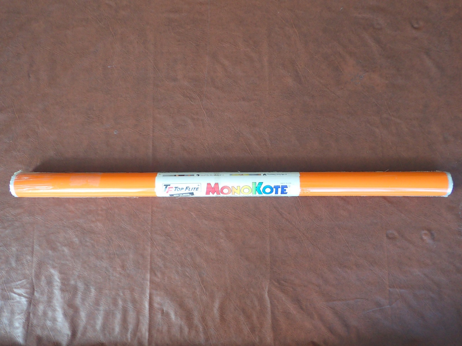 MonoKote - Orange - TOPQ0202 - Model Airplane Film Covering - *NOS*