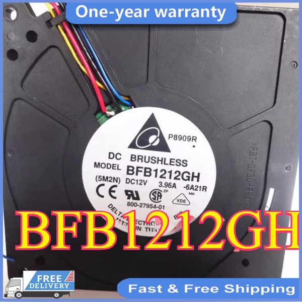 BFB1212GH 1PCS NEW Delta 12CM 12V 3.96A 4PIN cooling fan High quality Fast Ship