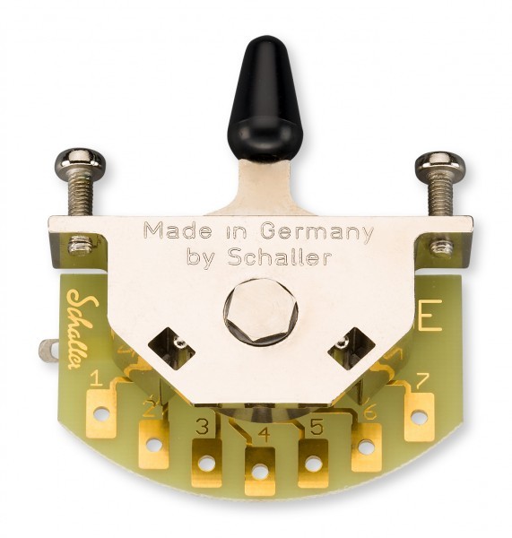 Schaller Germany 5-Way Megaswitch MODEL E for Advanced Pickup Switching
