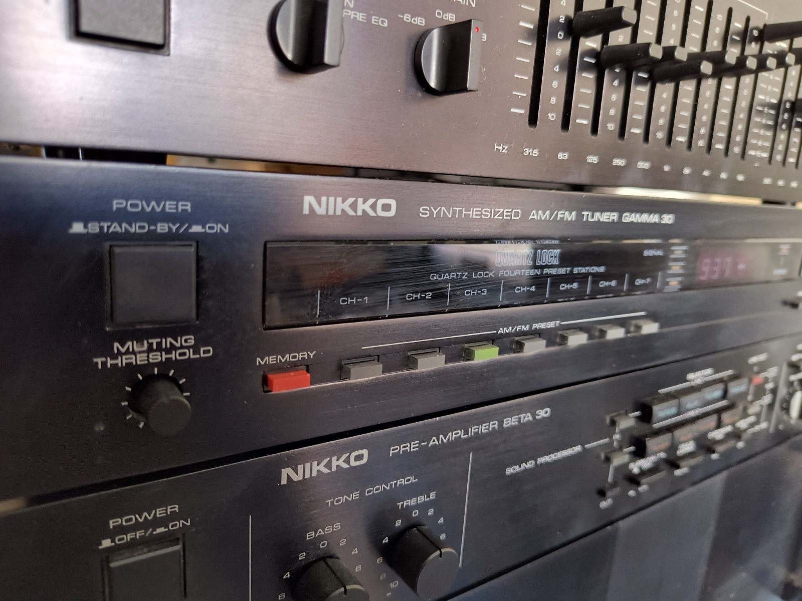 Nikko Gamma 30 30 Synthesizer AM/FM Stereo Tuner*